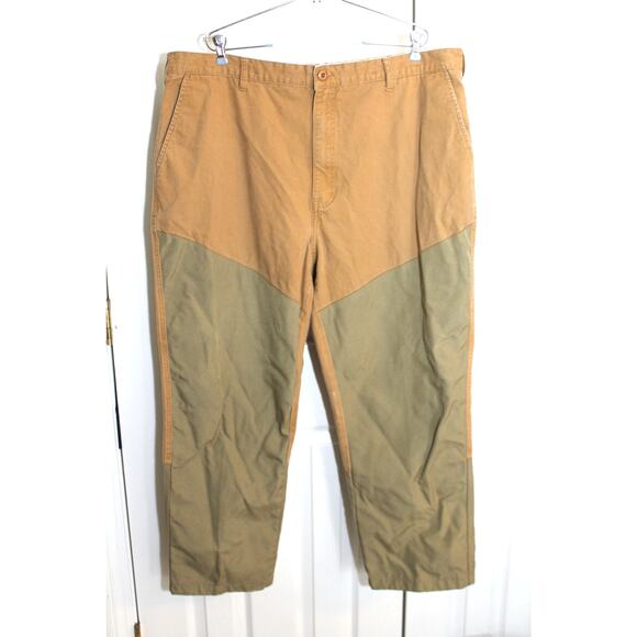 Cabela's Brown Briar Brush Guard Canvas Hunting Pants sz 44 x 30 - Picture 1 of 3